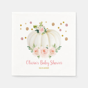 Pompoen Baby shower papier Servet