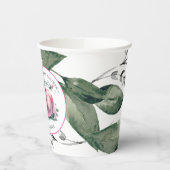 Pompoen Baby shower Papieren Cups Sjabloon Papieren Bekers (Links)