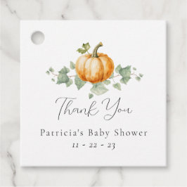 Pompoen Baby shower Party Decor Favor Tassen Bedankjes Labels