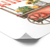 Pompoen baby shower Raad eens hoeveel pompoenen Poster (Hoek)