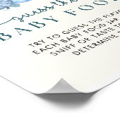 Pompoen Baby shower Raad het Baby Food Game Sign Poster (Hoek)