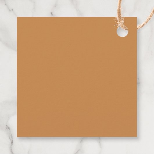 Pompoen Baby shower rustiek Sinaasappel Dank u Bedankjes Labels (Achterkant)