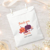 Pompoen Baby shower Schattige Black Halloween Bedankzakje (Geknipt)