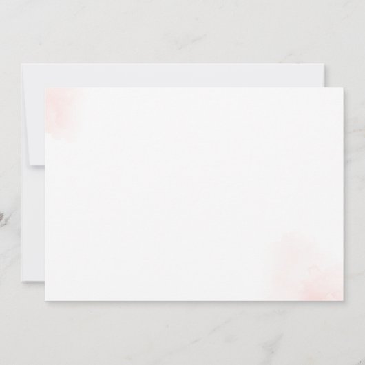 Pompoen Baby shower Sinaasappel Bloemen Feestuitno Kaart (Achterkant)