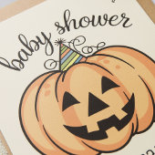 Pompoen Baby shower Uitnodigen – Schattige & Custo Kaart