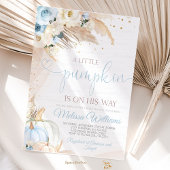 Pompoen Baby shower Uitnodiging Jongen Boho Pampas