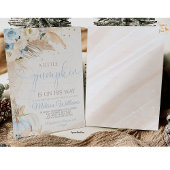 Pompoen Baby shower Uitnodiging Jongen Boho Pampas