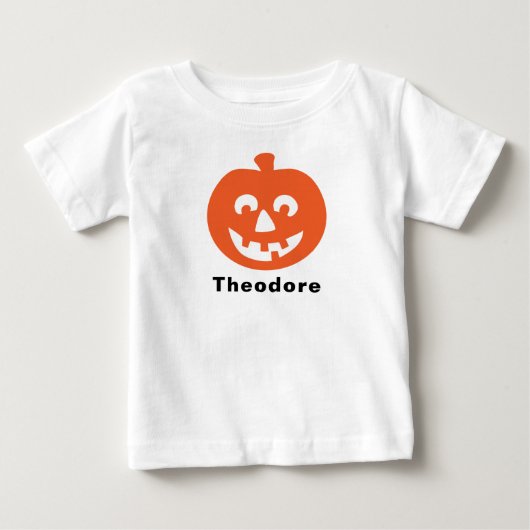 Pompoen Baby T-Shirt (Voorkant)
