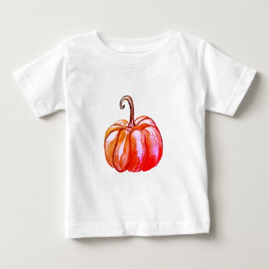 Pompoen Baby T-shirt (Voorkant)