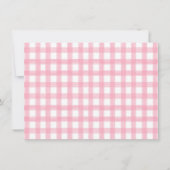 Pompoen Bedankkaart - Meisje (geruit) Kaart (Achterkant)