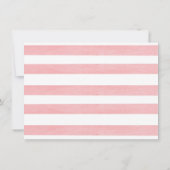 Pompoen Bedankt Foto Kaart - Meisje (Strepen) (Achterkant)