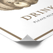 Pompoen beer - Drinken helpen jezelf Poster (Hoek)