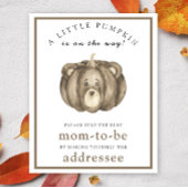 Pompoen Beer - Help de drukke moeder-to-be Poster