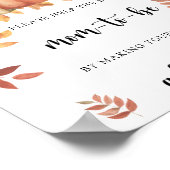 Pompoen beer - Help de Drukke Mom-to-Be Poster (Hoek)