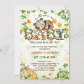 Pompoen Berenjong Baby Shower Kaart (Voorkant)