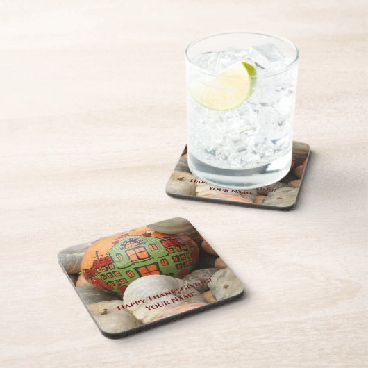 pompoen bier onderzetter (Rechterzijde)