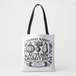 Pompoen, biet & pompoen herfst! Gepersonaliseerd Tote Bag