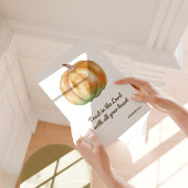 Pompoen Bijbel Verse Wall Art Print