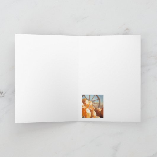 Pompoen Blank Kaart (Binnen)