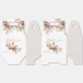 Pompoen & Bloem Boho Herfst Baby shower Bedankdoosjes (Ongevouwen)