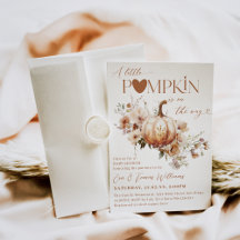 Pompoen & Bloem Boho Herfst Baby shower