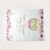 Pompoen Bloem Meisje Koppels Shower Foto Prop Wandkleed (Voorkant (horizontaal))