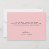 Pompoen Bloem, Rustische Shower, Verjaardag Bedank Bedankkaart (Achterkant)