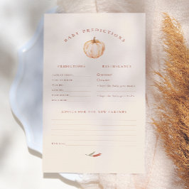 Pompoen Bloemen Baby shower Voorspelling Advies Sp