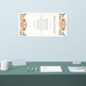 Pompoen Bloemen Herfst Herfst Cruiseschip Spandoek (Beurs)