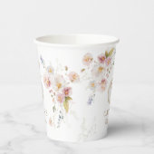 Pompoen Bloemen Meisje Baby shower Papieren Bekers (Links)