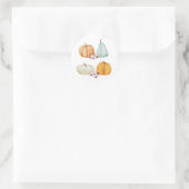 Pompoen Bloemen Thanksgiving Herfst Sticker (Tas)