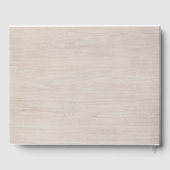 Pompoen Bloemenvaas Rustieke herfst bruiloft Gastenboek (Achterkant)