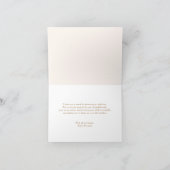 Pompoen Bloemrijke Bruidsborrel Dankkaart Bedankkaart (Binnen)