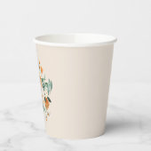 Pompoen bloemval kleuren, papieren bekers (Links)