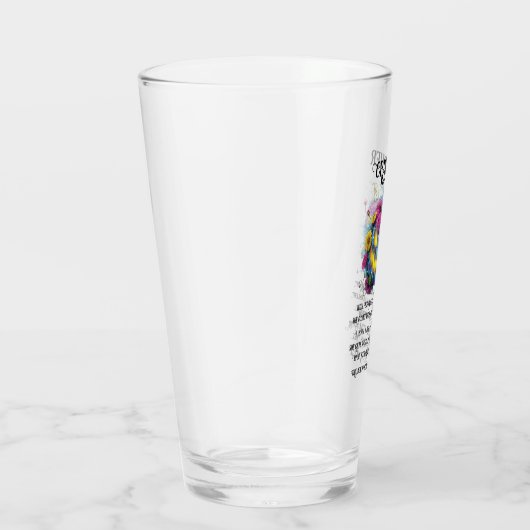 Pompoen Bloom Spell betoverd Halloween bier Glas (Rechts)