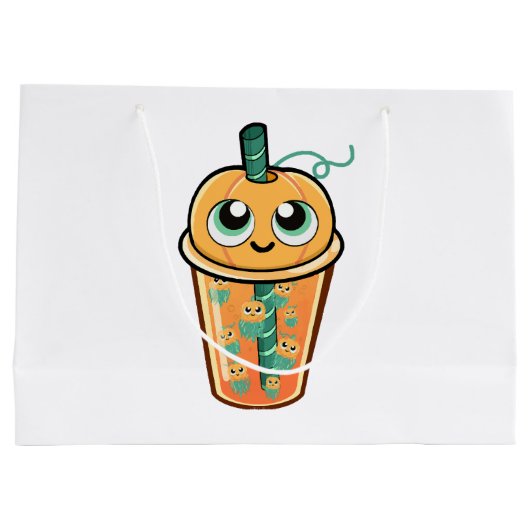 Pompoen Boba Kwal Groot Cadeauzakje (Achterkant)