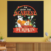 Pompoen Boer Halloween Canvas Afdruk (Insitu (Woonkamer))