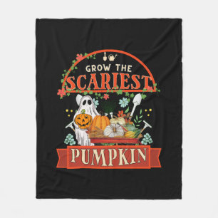 Pompoen Boer Halloween Fleece Deken