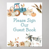 Pompoen boerderij dier tractor Gelieve onze gast t