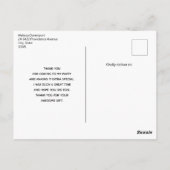 Pompoen Boerderij Herfst Oogst Thanksgiving Dank u Briefkaart (Achterkant)