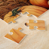 Pompoen Boerderij Herfst Oogst Thanksgiving Legpuzzel (Zijkant)