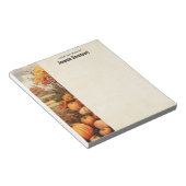 Pompoen Boerderij Herfst Oogst Thanksgiving Notitieblok (Schuin)