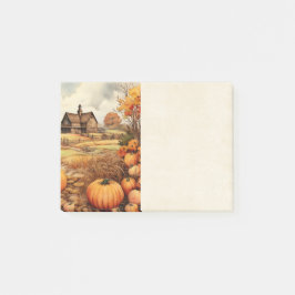 Pompoen Boerderij Herfst Oogst Thanksgiving Post-it® Notes