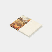 Pompoen Boerderij Herfst Oogst Thanksgiving Post-it® Notes (Schuin)