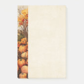 Pompoen Boerderij Herfst Oogst Thanksgiving Post-it® Notes (Voorkant)