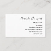 Pompoen Boerderij Herfst Oogst Thanksgiving Visitekaartje (Achterkant)