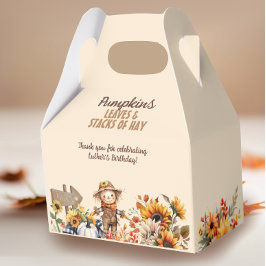 Pompoen Boerderij Herfst Zonnebloem Verjaardag Bedankdoosjes