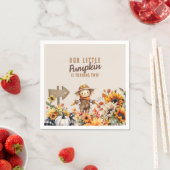 Pompoen Boerderij Zonnebloem Verjaardag Servet (Insitu)