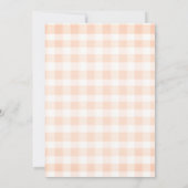 Pompoen Boho Baby Shower  Kaart (Achterkant)