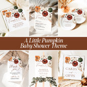 Pompoen Boho Herfst Kaarten en Cadeaus Bord Poster